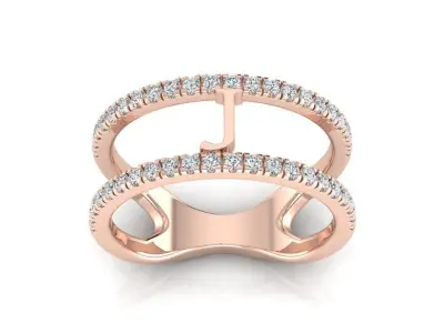 Jewelry Alphabet Ring J 3D print model