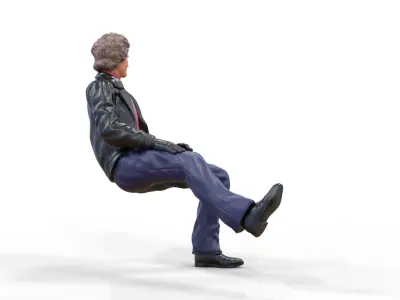 N2 Michael Knight Sitting pose 3D print model