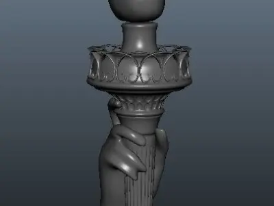 STATUE OF LIBERTY Low-poly 3D model