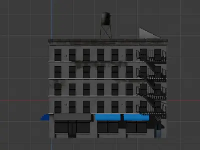 Apartment-02 Free low-poly 3D model