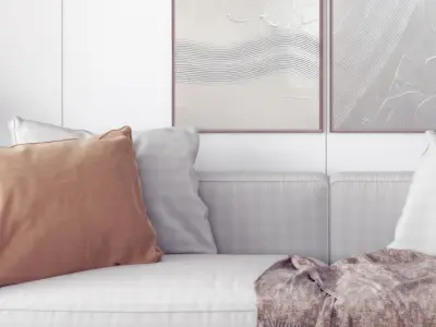 s painting Modern decorative 3D model