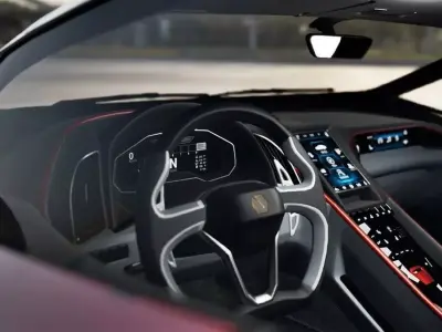 Next-Gen Supercar Concept Model Low-poly 3D model