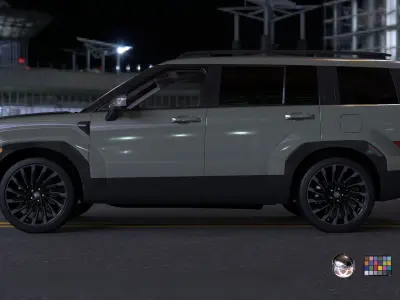 Santa fe 2025 -highres-Vray-Redshift-Unreal- Lightrigs included 3D model