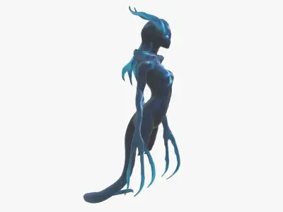 Siren Low-poly 3D model