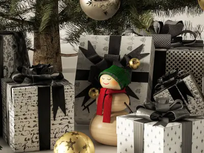 Christmas tree 001 3D model