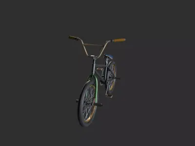 bicycle 3D model by mightyalexone