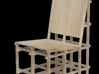 Chair CH-03-HB-0X 3D model