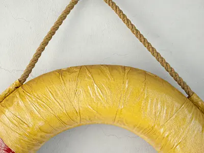 Vintage Life Preserver 2 3D model