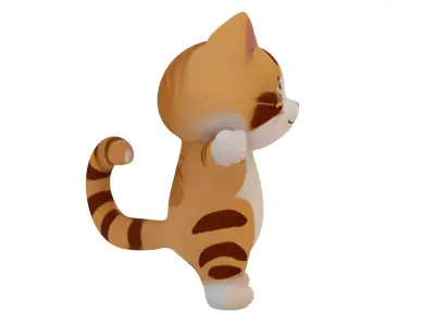 Cartoon Cat 3D model