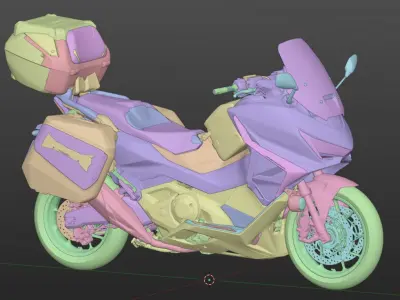 2024 Honda Forza 750 3D model 3D model