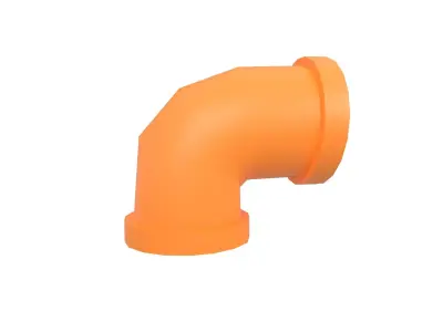 Pipe v7 005 Low-poly 3D model