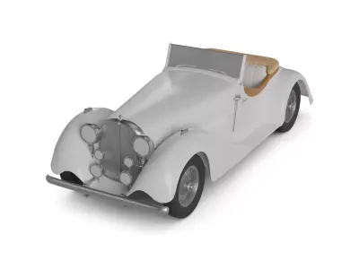 Convertible Car 3D model