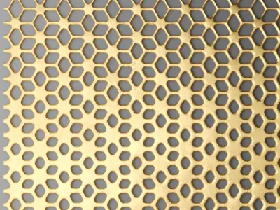 Panel lattice 5 3D model