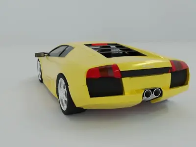 3D Sports Car 3D model by combatslippers