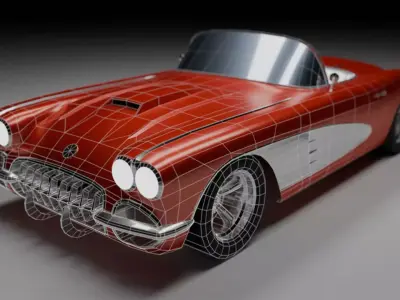 11 Lowpoly Cars Low-poly 3D model