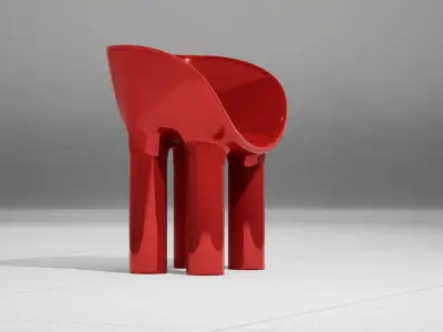 Faye Toogood Fiberglass Roly Poly UE4 Low-poly 3D model