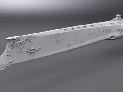 Nautilus Submarine Scale model 3D print model