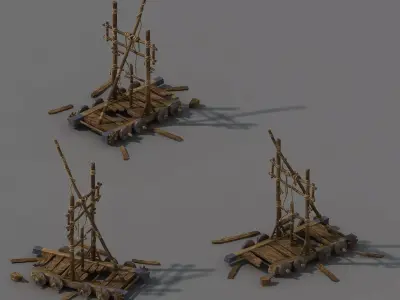 Game Barracks - Chariots 3D model