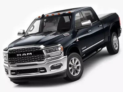 Ram 2500 HD Limited 2019 3D model