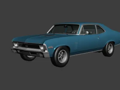 Chevrolet Nova SS 396 1970 3D model 3D model