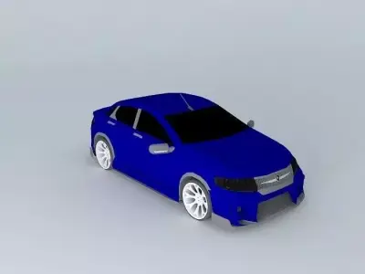 Proton Saga 2013 Concept Tuned Free 3D model