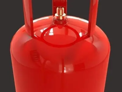 LPG Container 3D model