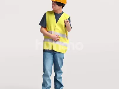 Humano Man Warehouse Worker Engineer -2506-041-5103 3D model