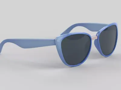 Blush Eyewear Glasses Low-poly 3D model
