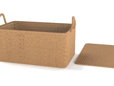 Wicker Box 3D model