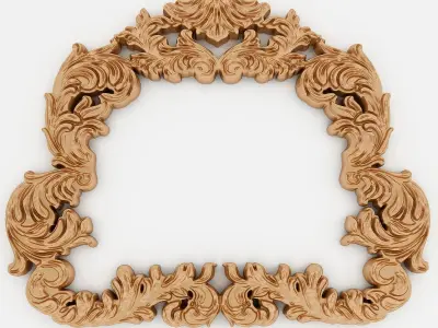 Frames for mirrors and paintings 22 pieces Set-2 3D model