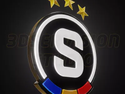 Sparta Pargue logo - Cinematic - 3D print 3D model 3D model