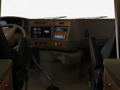 Christmas Truck  Low-poly 3D model