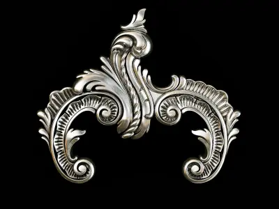 Classic carved 118 3D model