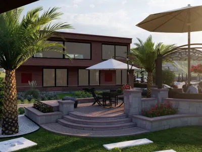 Luxury Render-ready low poly model Low-poly 3D model
