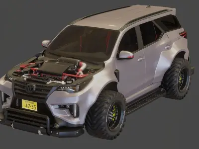 Fortuner Off Road Kit 3D model