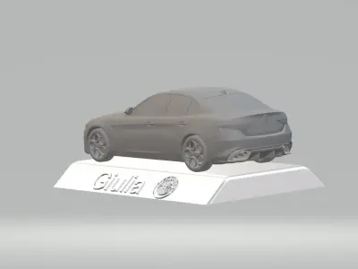 ALFA ROMEO GIULIA CAR 3D PRINTING STL FILE 3D print model