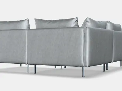 SODERHAMN Corner sofa 3-seat 1 3D model