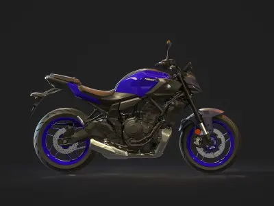Base model Yamaha MT 07 2025 3D model