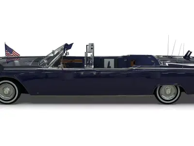 Continental X100 1962 Low-Poly 3D Model Low-poly 3D model