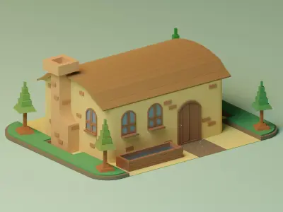 Lowpoly Houses Collection 2