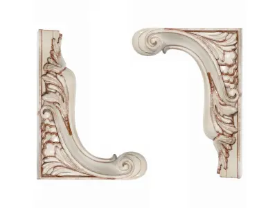 Classic corbel 03 3D model