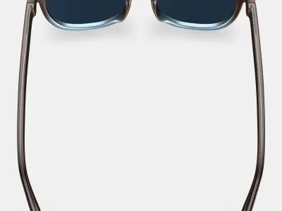 Redding Sunglasses in Ashwood Matte Fade 3D model
