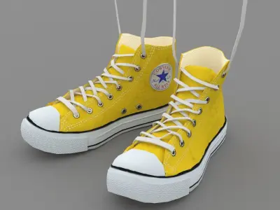 Sport old school Shoes 3D model