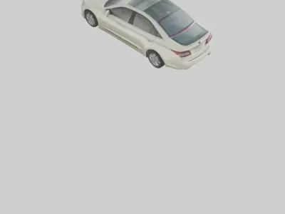 Ecofriendly Sedan model 3D model