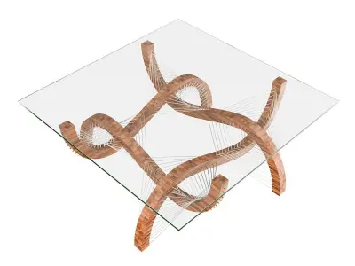 Contour Coffee Table 3D model