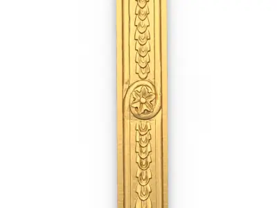 Classic decor ornament carved 03  3D model