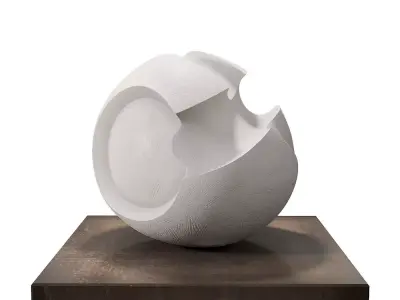 James Oughtibridge White Convex Form 3D model