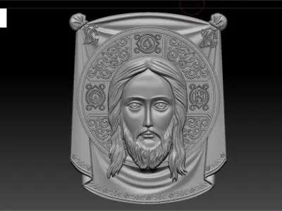 jesus head  3D print model