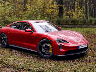 Porsche Taycan GTS 2022 3D model