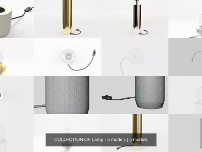 COLLECTION OF Lamp - 5 models